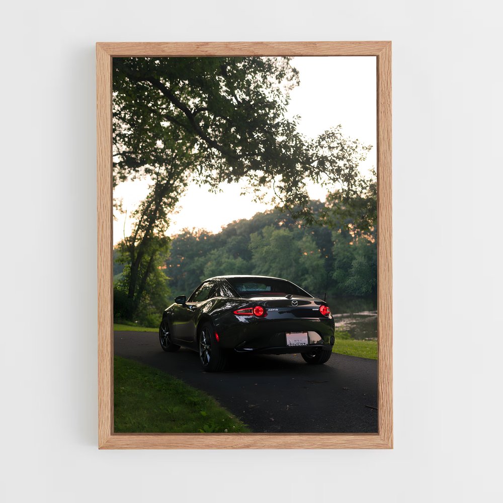 Poster Vitesse élégance aérodynamiques – affiche Mazda (vue 4)